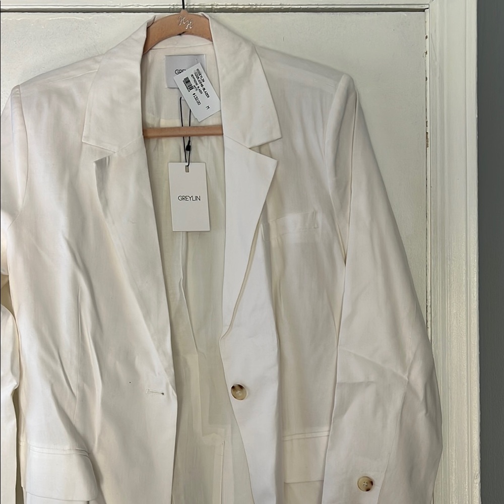 Greylin White Blazer
